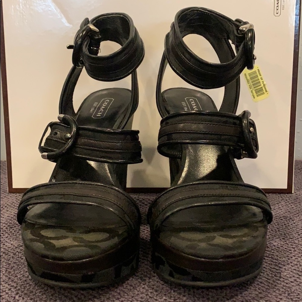 COACH MARALEE WEDGE HEELS